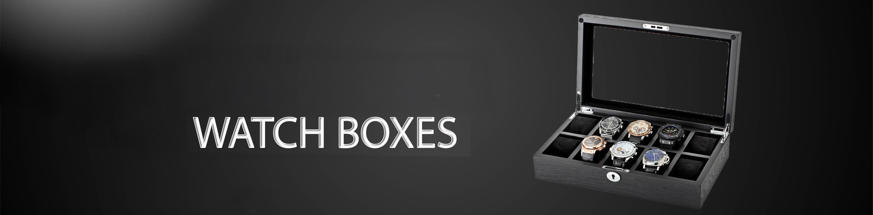 Watch storage boxes