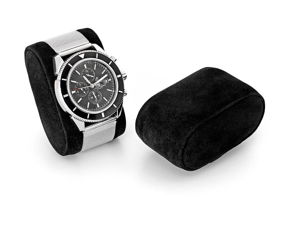 Premium Carbon Fiber Watch Box Organizer for 5 Watches – High-Gloss Lacquer Finish & Black Suede