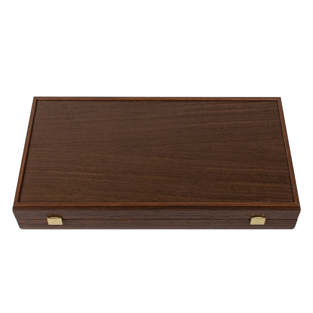 Large Manopoulos Backgammon Set Wenge Walnut Burl Oak 48x26
